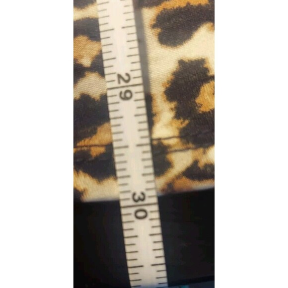 * Kim Rogers Womens Sz 3X Leopard Cuffed Sleeve Tunic Top  1/4 Button - Picture 8 of 8